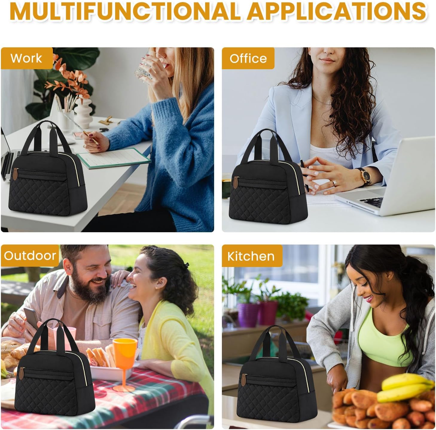 Thumbnail 6 de ELONGRIVER Insulated Lunch Bag