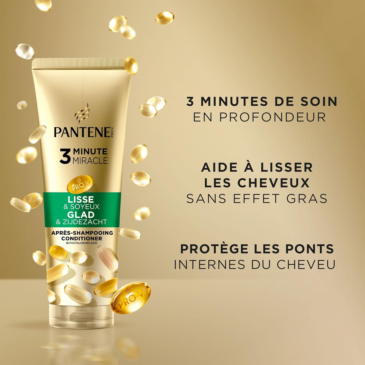 Thumbnail 3 de Pantene Pro-V 220ml Après-Shampoing 3 Minute Miracle