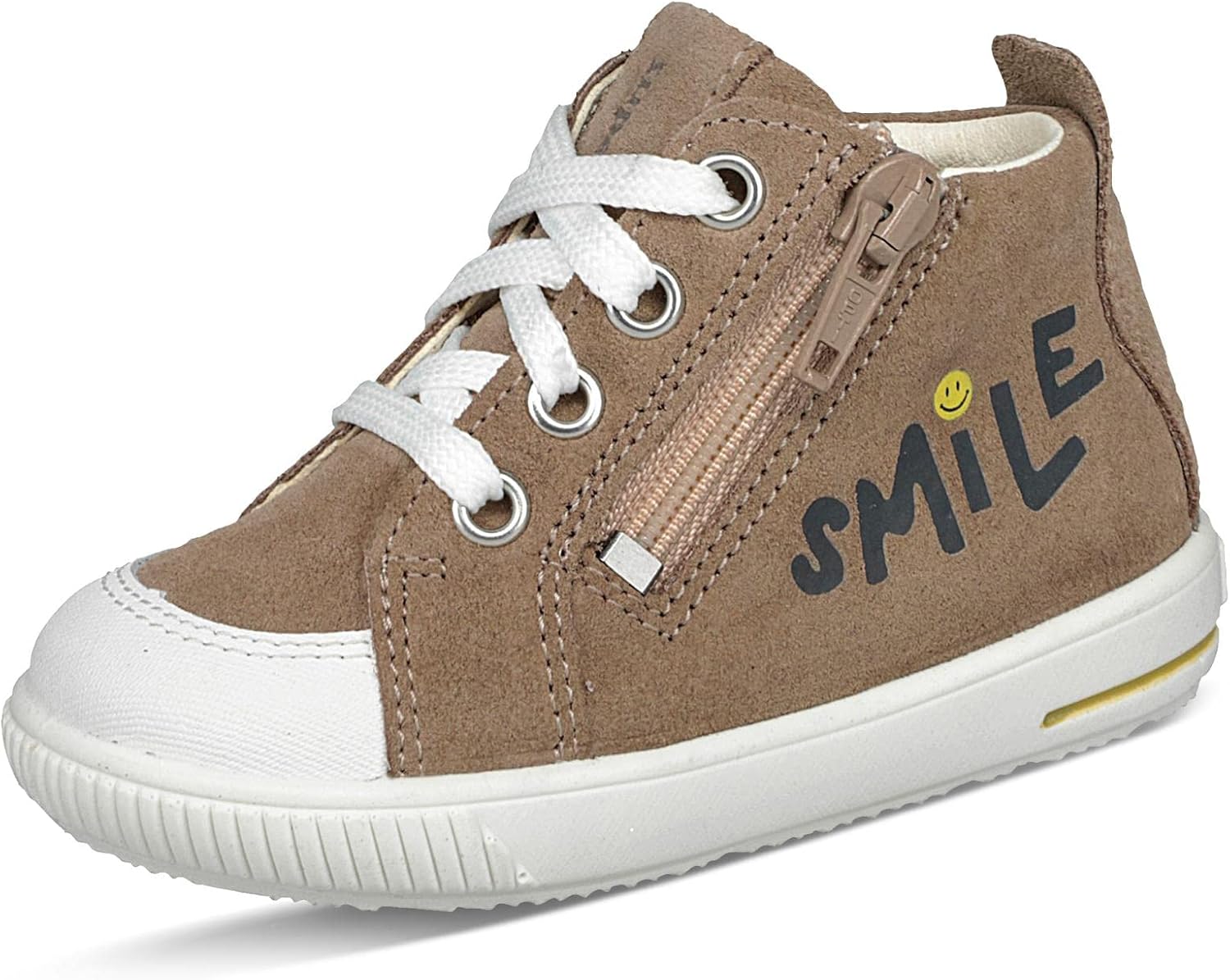 Detalle de Superfit Moppy Sneaker 1-000360 Mädchen – Wildleder, Leder Innenmaterial, Reißverschluss