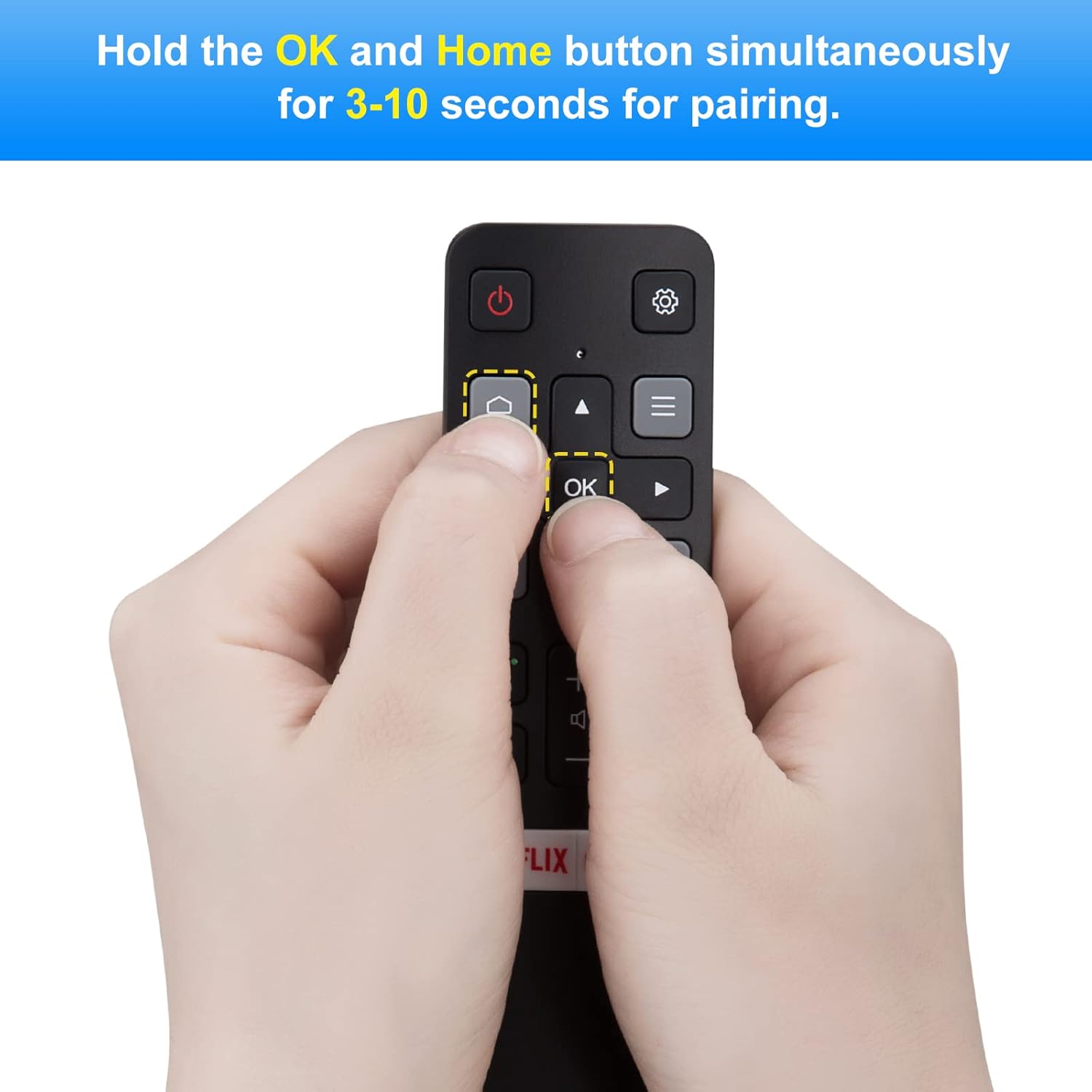 Detalle de Voice Replacement RC802V for TCL Android TV – Upgraded Remote with Google Voice for TCL Smart TVs