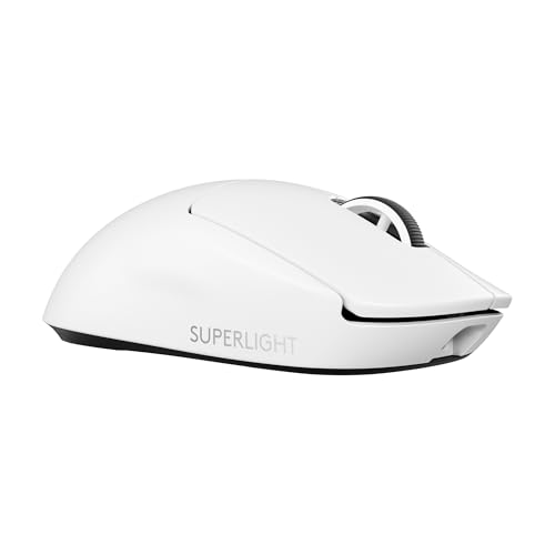 Detalle de Logitech G Pro X Superlight 2: ratón inalámbrico de 60 g para esports con 8 kHz de sondeo y sensor HERO 2