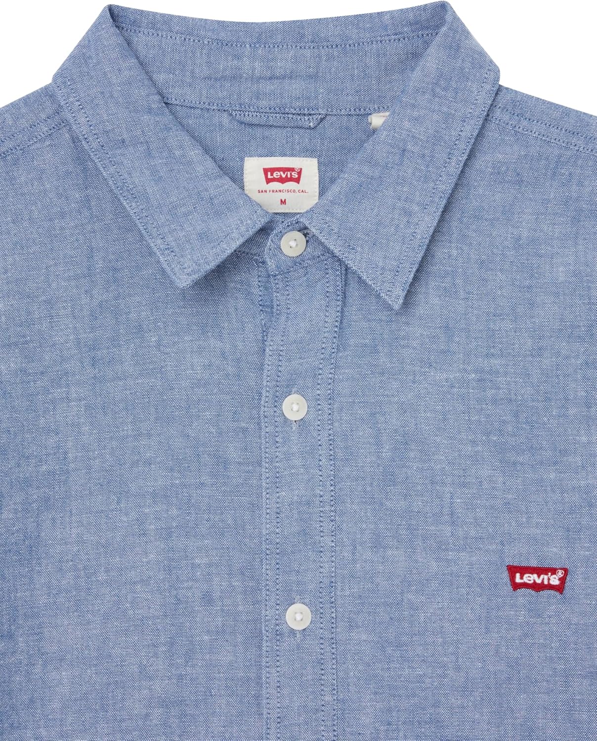 Detalle de Levi's Long-Sleeve Battery Housemark Slim Shirt Uomo