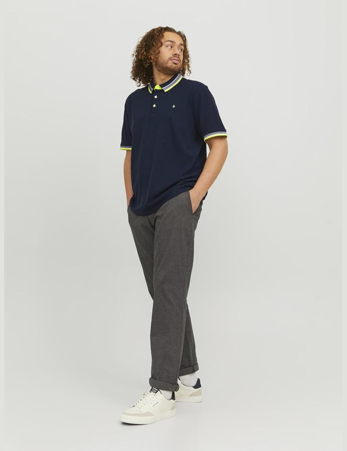 Thumbnail 1 de Jack & Jones Jjepaulos Polohemd für Herren (1er Pack) – normales Schnitt-Poloshirt für den Alltag