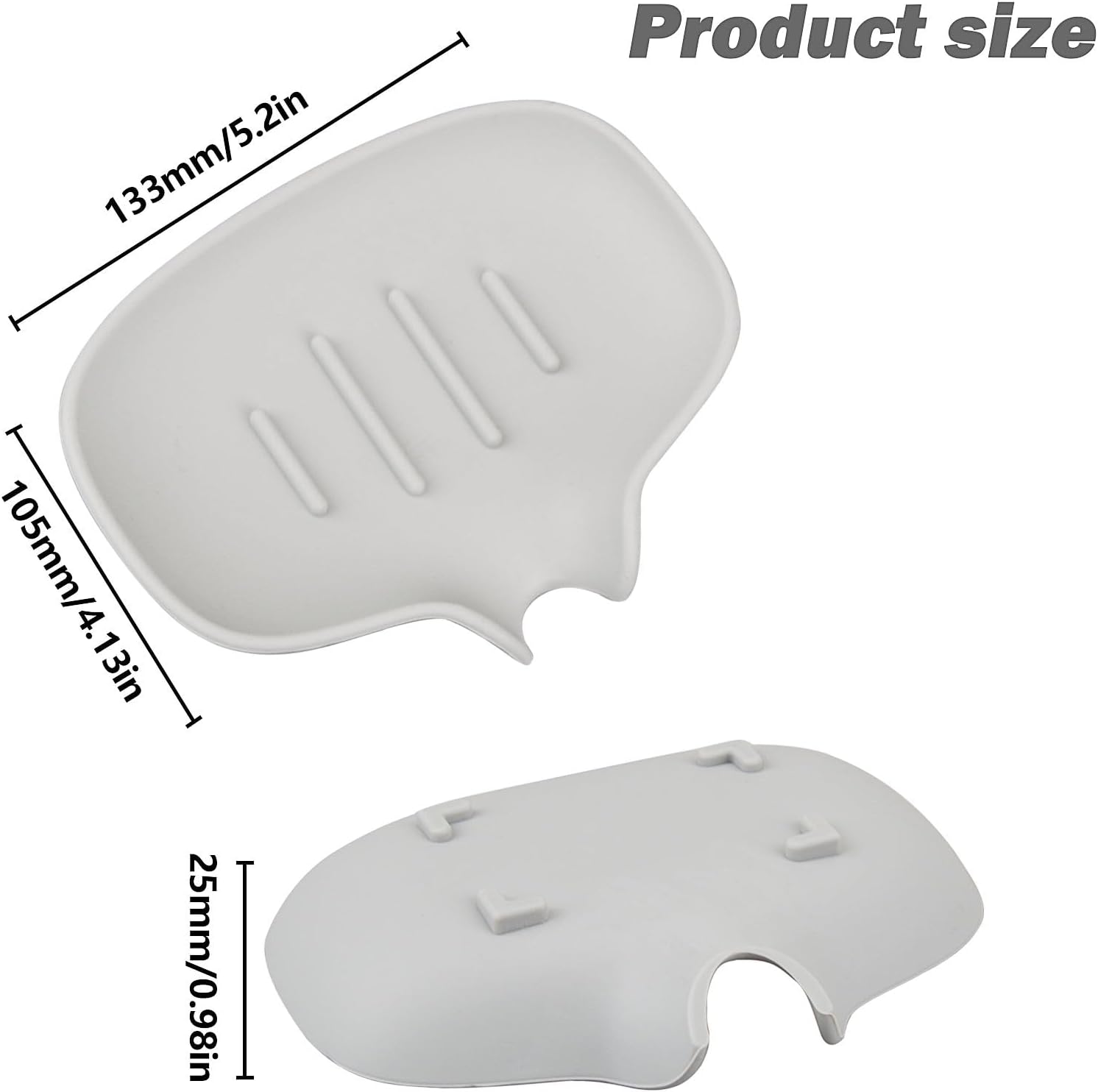 Thumbnail 1 de Fikiro Seifenschale 2er Set mit Silikonnetz