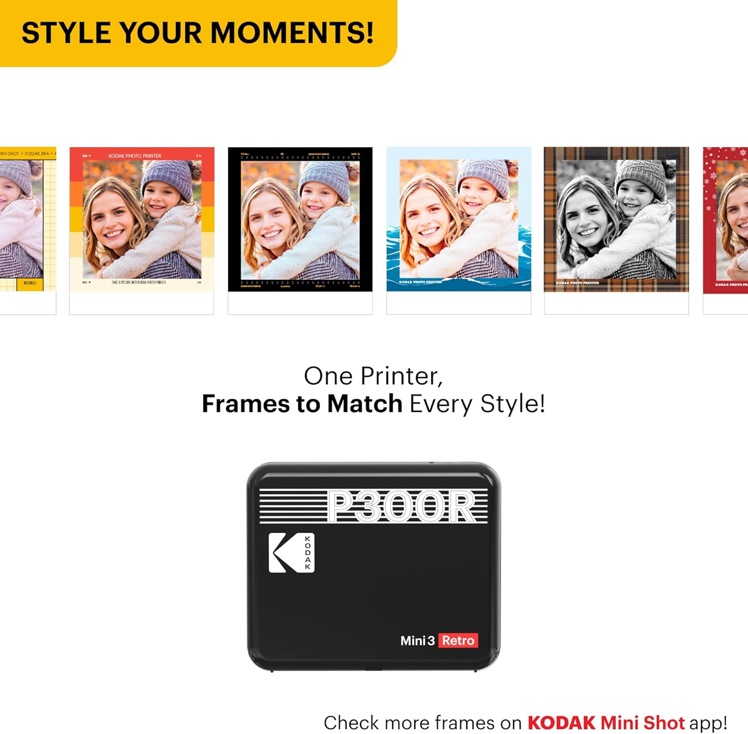 Detalle 1 de KODAK Mini 3 Retro 4PASS photo printer
