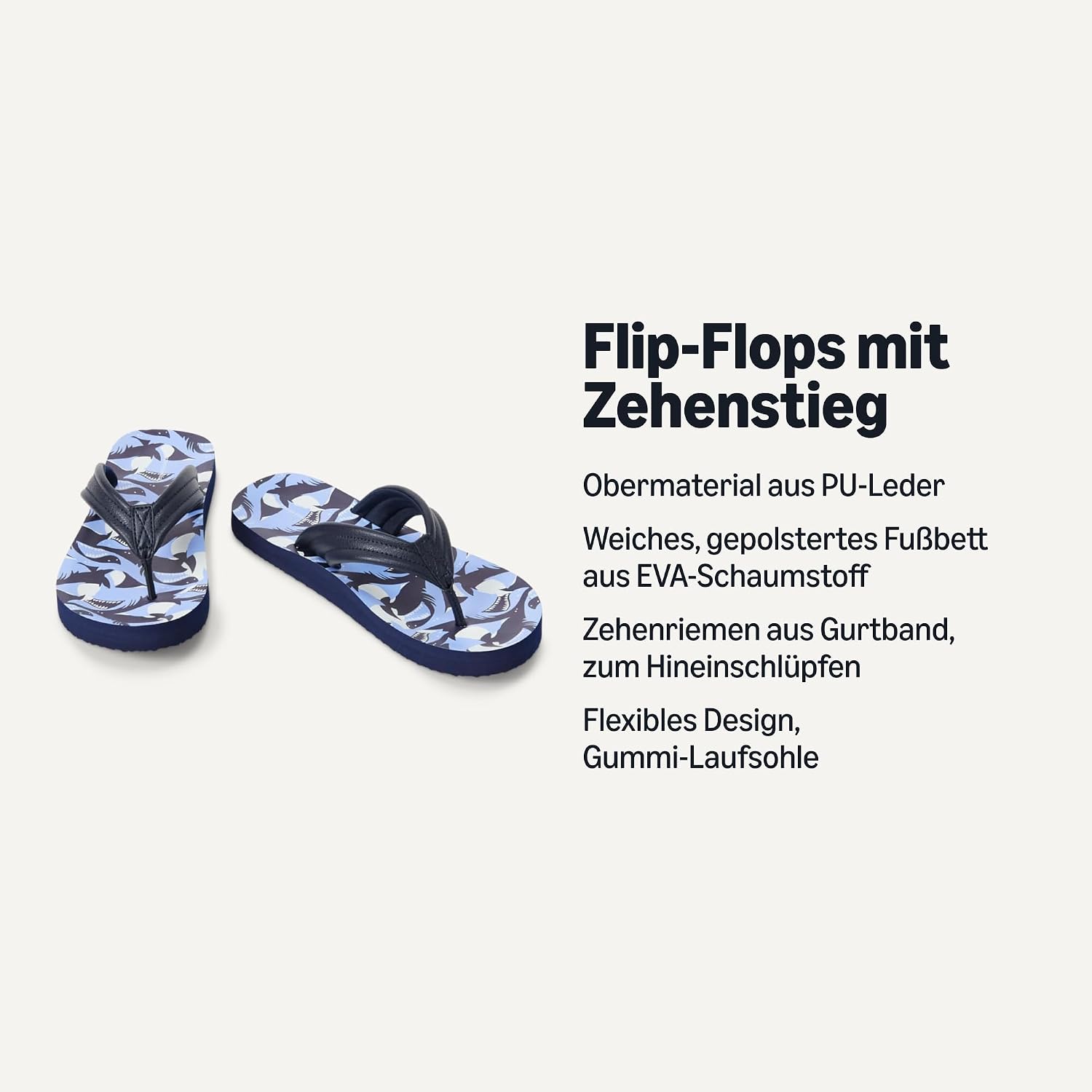 Detalle de Amazon Essentials Unisex Kinder Flip-Flop mit Zehentrenner – komfortabel, flexibel und alltagstauglich