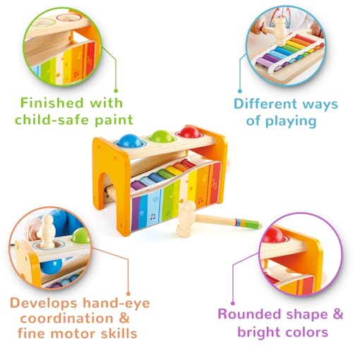 Detalle 2 de Hape Picafuerte Xilófono juguete musical para niños