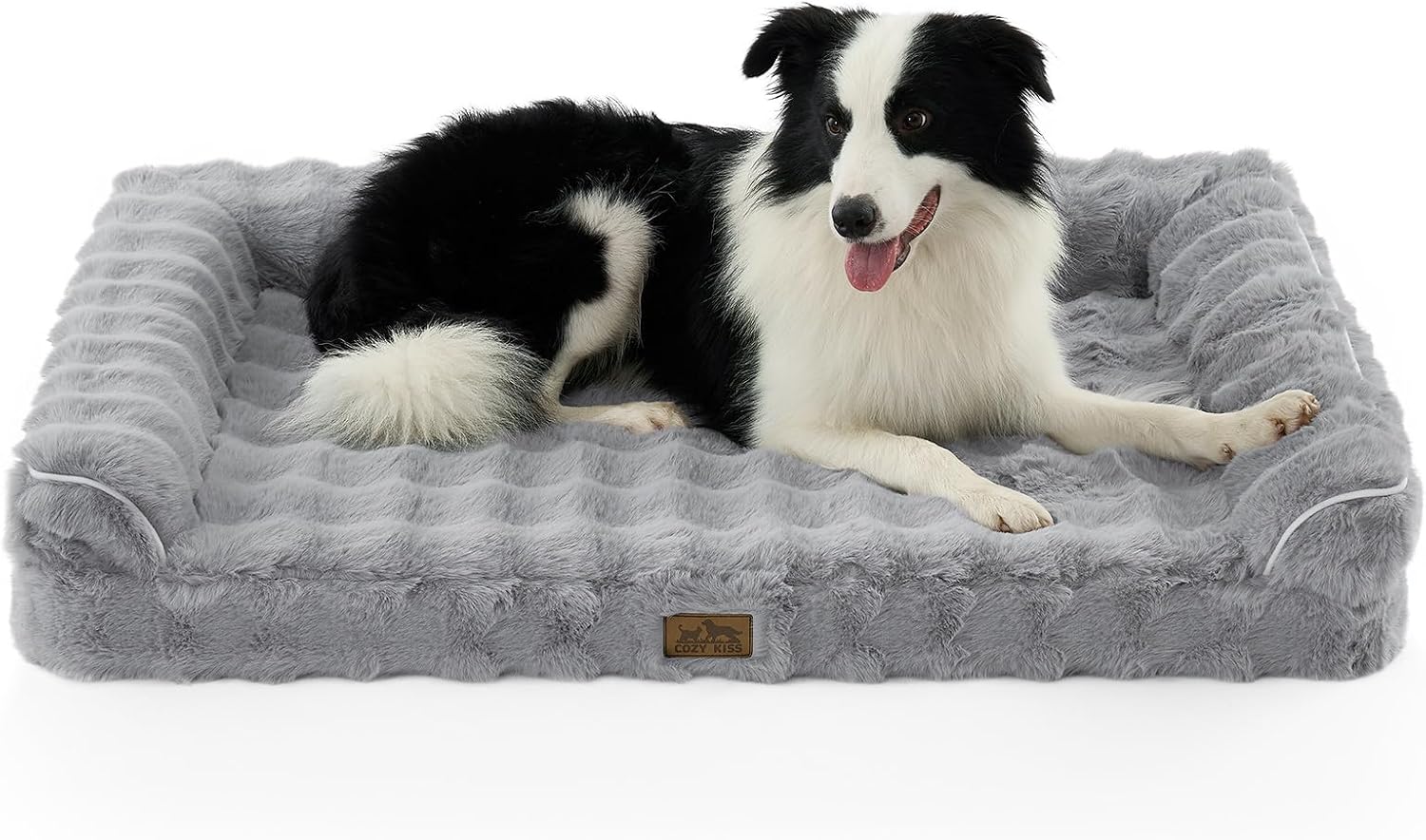 Detalle de COZY KISS Faux Fur Orthopedic Dog Bed