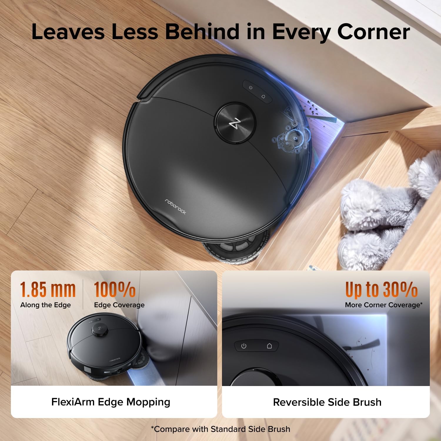 Detalle de roborock Qrevo 2 Pro Set Robot Vacuum and Mop, 25,000 Pa Suction, FlexiArm