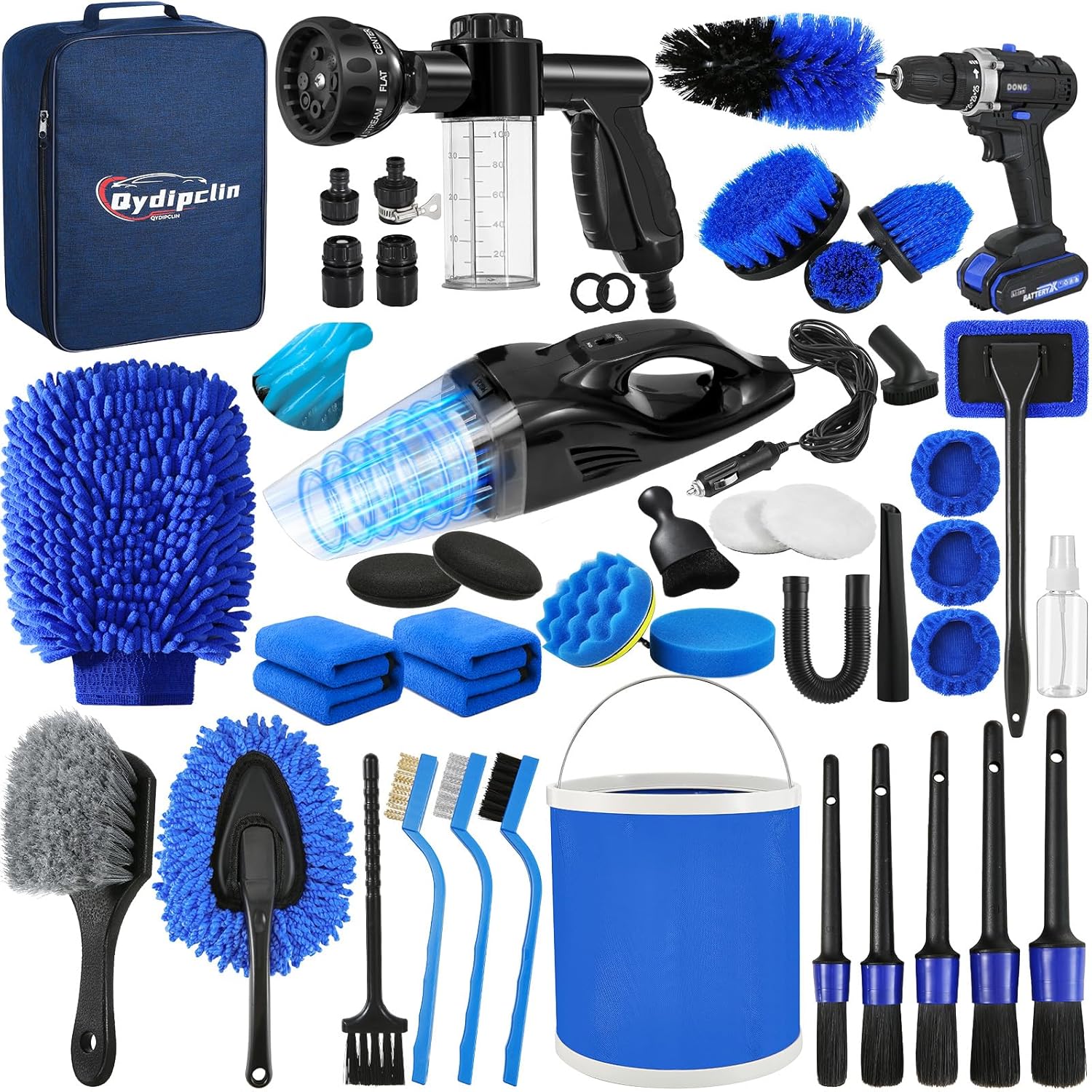 Detalle de Qydipclin 45Pcs Car Detailing Kit