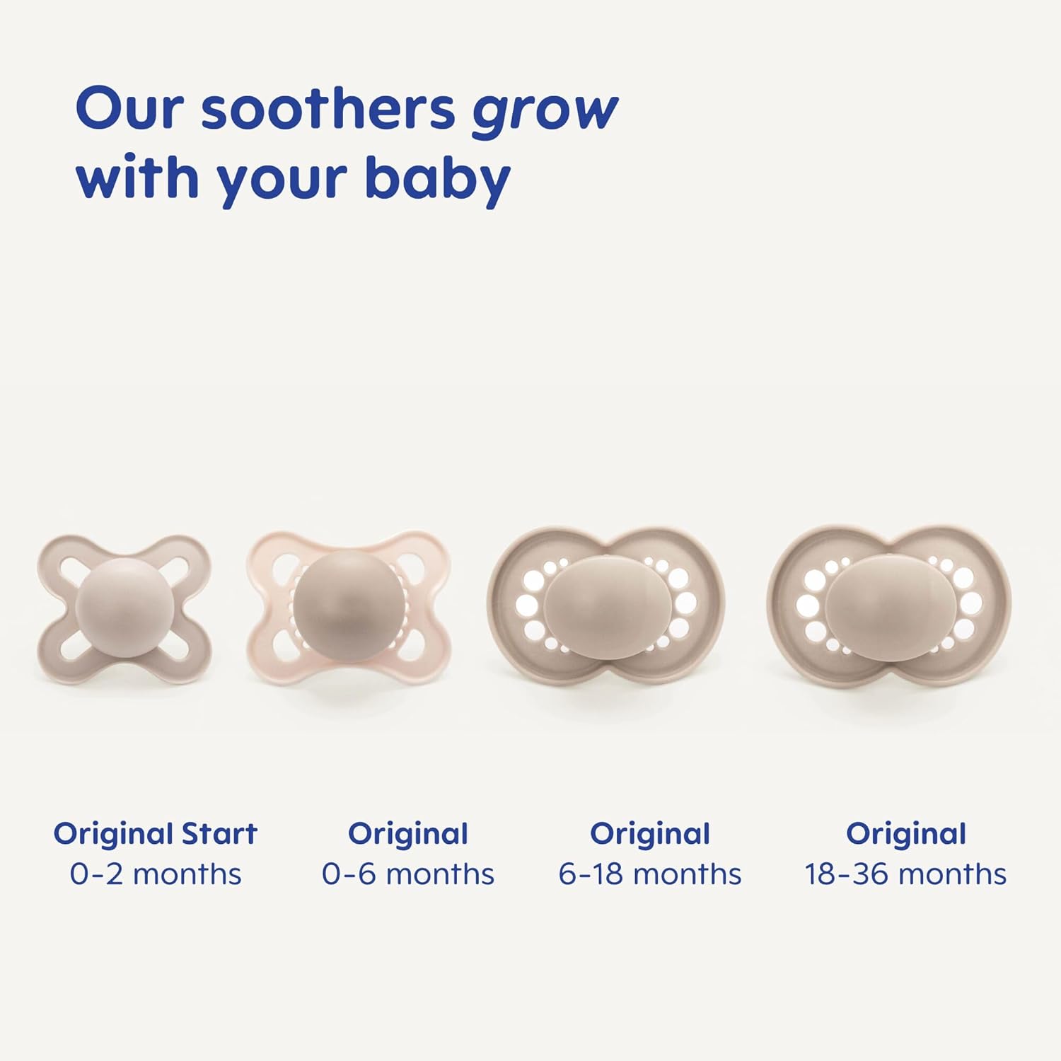 Detalle de MAM Original Start Soothers 0-2 Months | 2 Pack with Steriliser Case