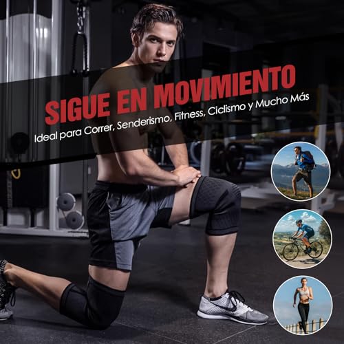 Thumbnail 5 de MitButy Rodilleras Menisco y Ligamento – Pack de 2 (Talla M 42–47 cm) para Gym, Running, Crossfit y Más