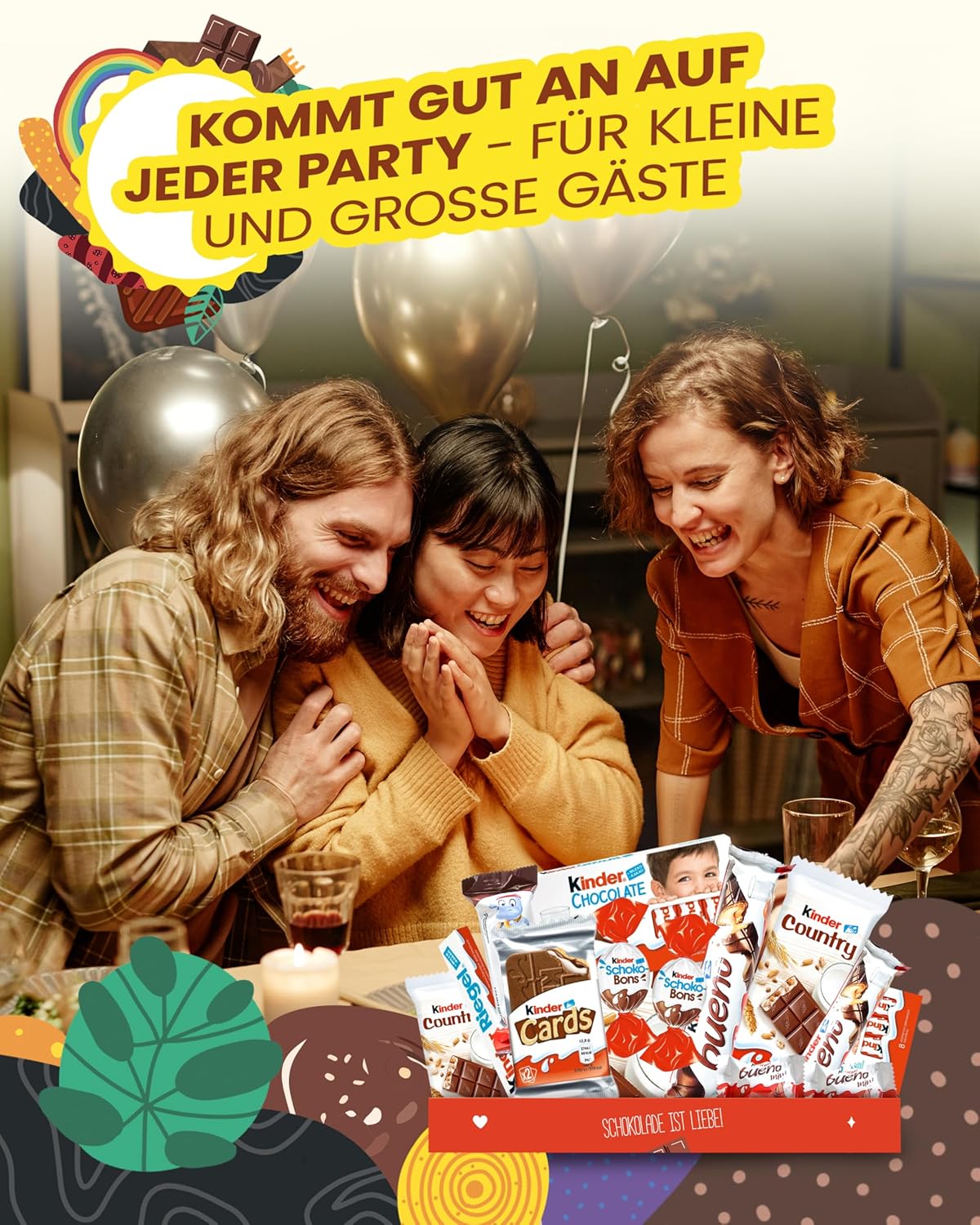 Thumbnail 4 de Süßigkeiten Box mit Kinderschokolade „Schokotraum“ von Candy Circle – Geschenk- und Naschbox mit Kinder-Snacks