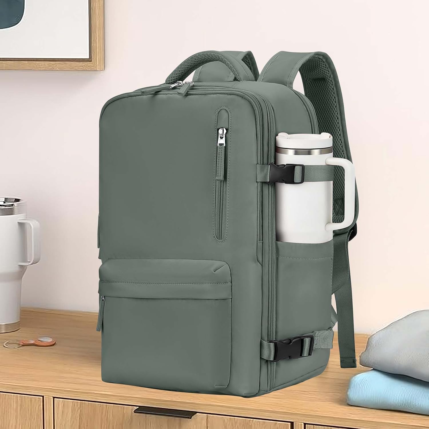 Thumbnail 1 de WONHOX Large Travel Backpack: Carry-On Laptop & Work Backpack for Men and Women