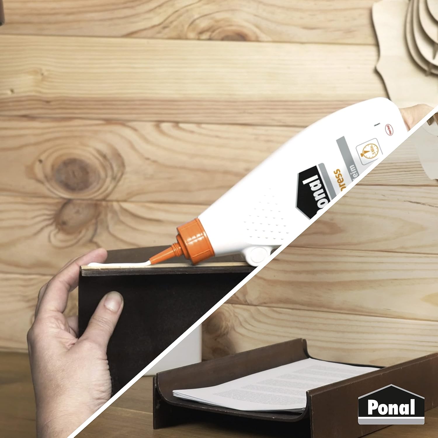 Thumbnail 5 de Ponal Express Holzleim – transparenter, schnell trocknender Holzkleber (550 g)