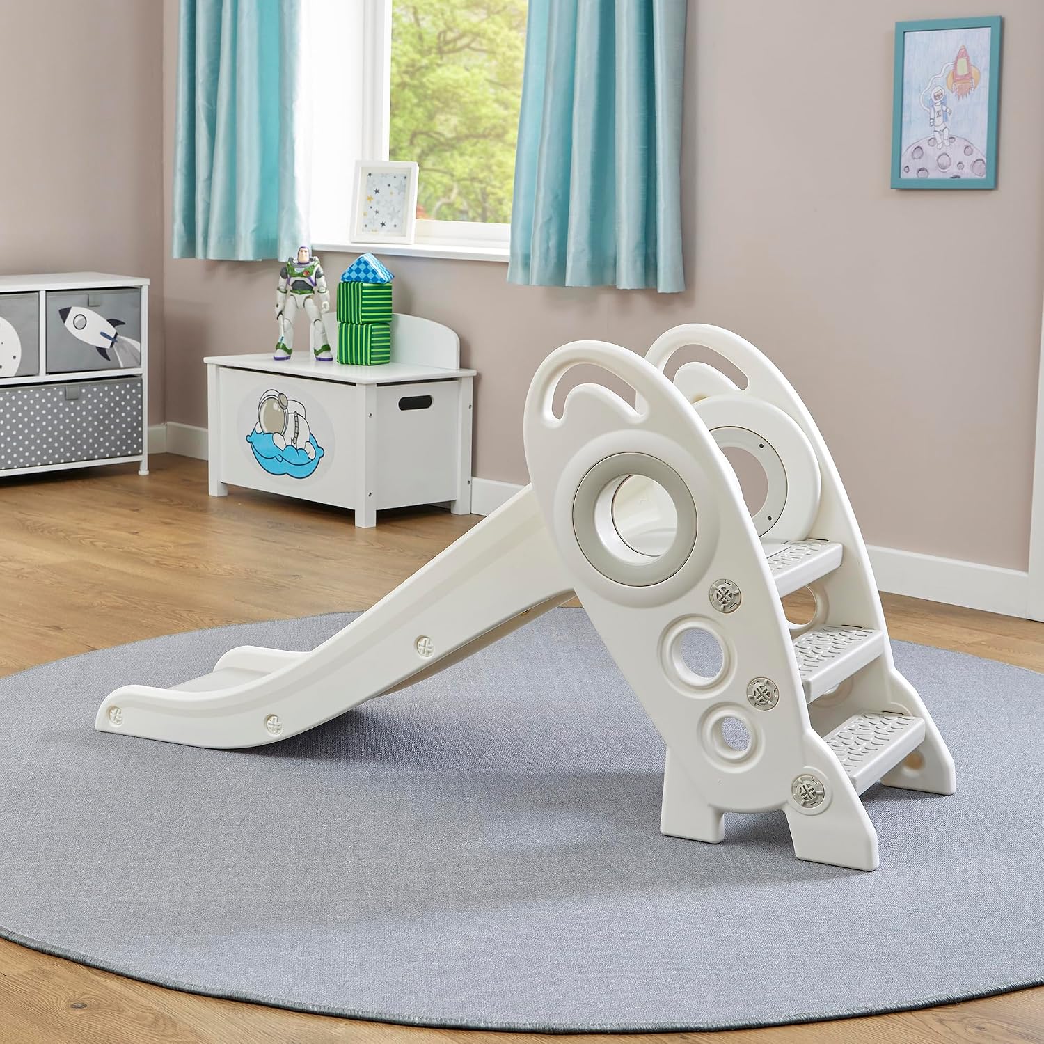 Detalle 2 de Liberty House Toys Kids Rocket Slide – First Slide playset (foldable) for indoor or outdoor use