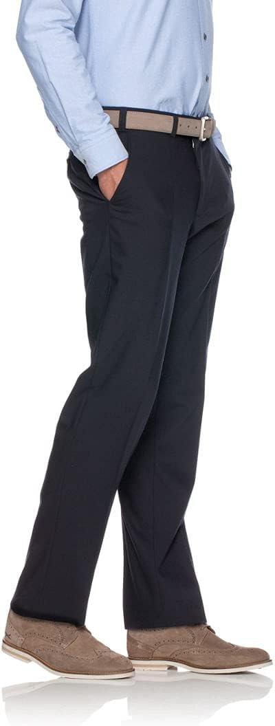 Detalle 2 de EUREX by Brax Herrenhose Jan Flatfront aus Schurwollmix – Regular Fit mit durchdachter Ausstattung