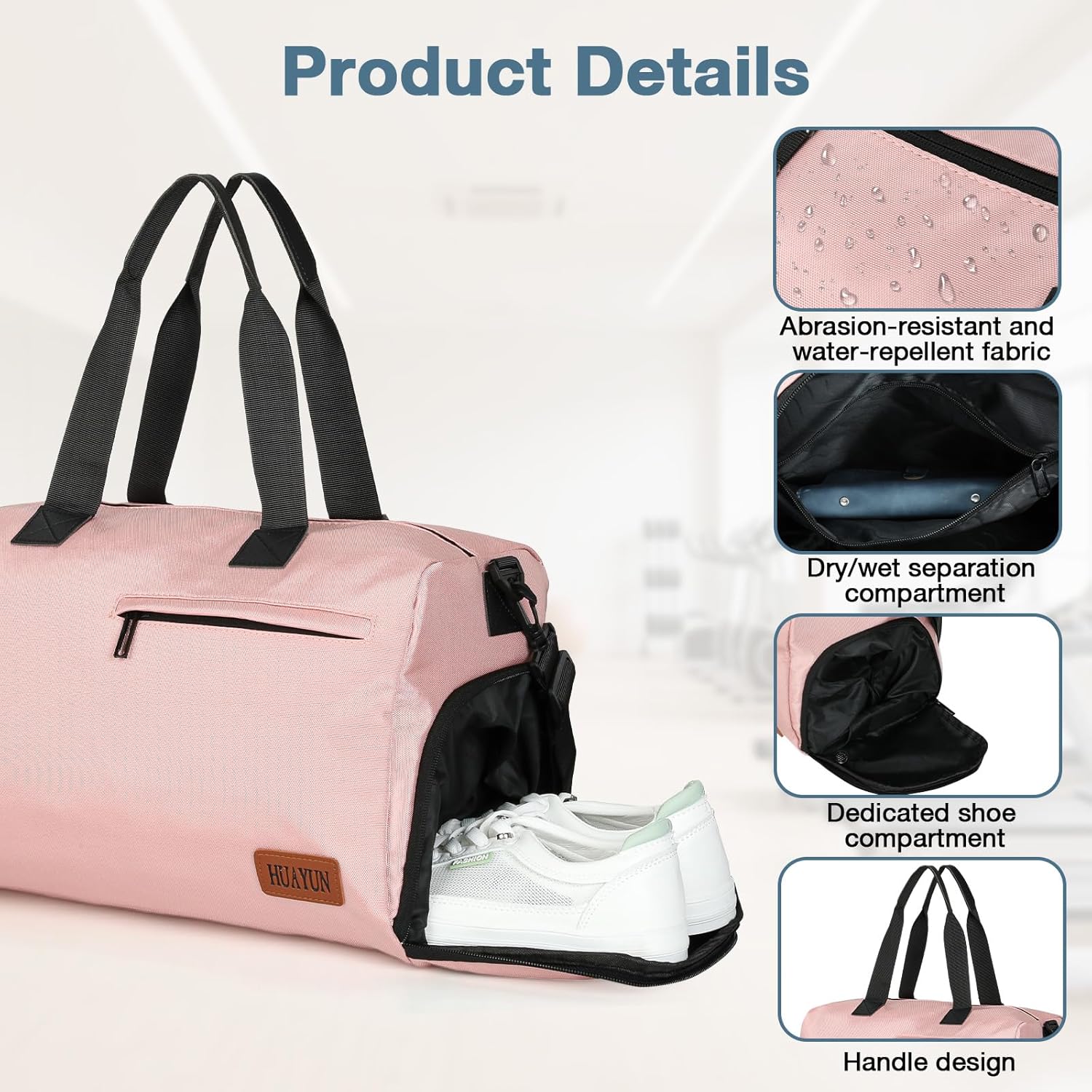 Detalle 1 de Romon Bolsa Deporte 40x23x24cm Bolsa Gimnasio