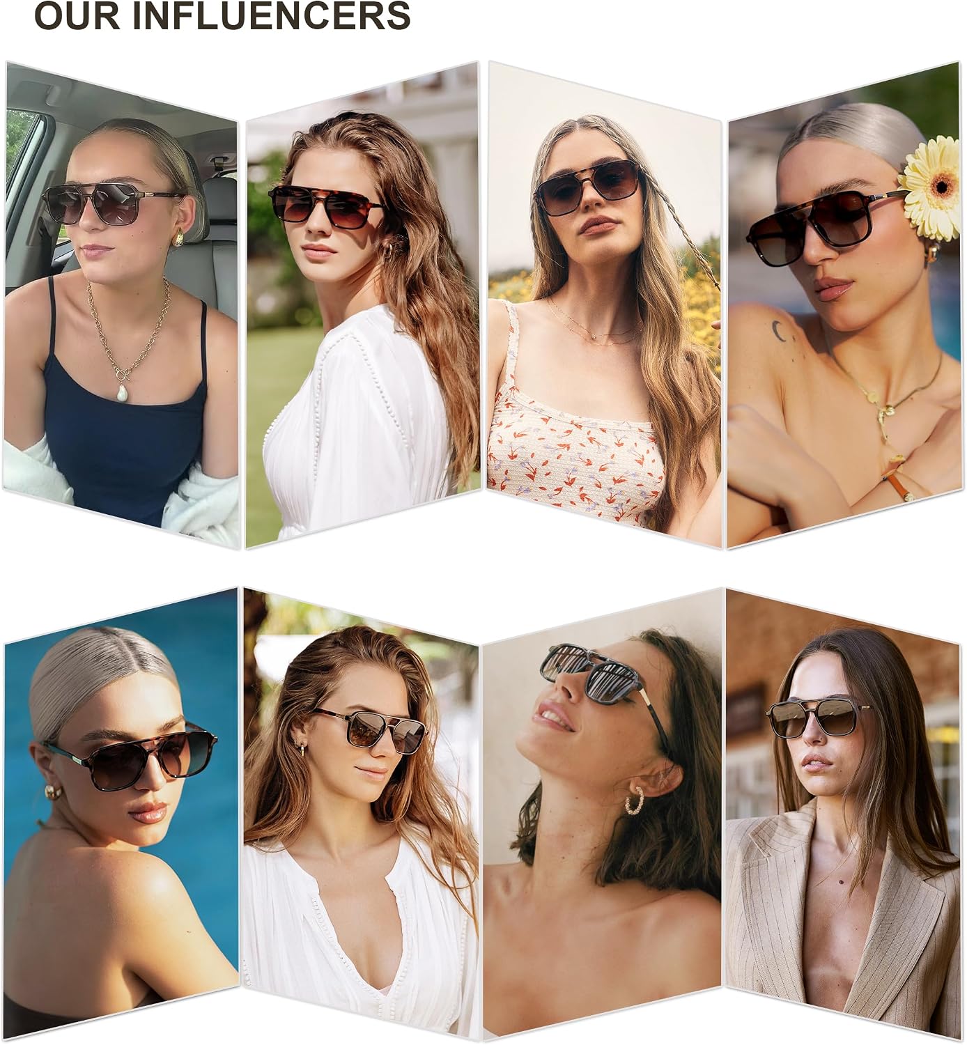 Thumbnail 2 de SOJOS SJ2202C3 Retro Aviator Sunglasses – Timeless Rectangle Aviators for Everyone