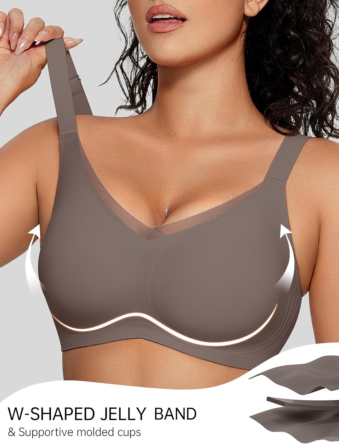 Detalle de OEAK Wireless Bra in Nylon and Spandex