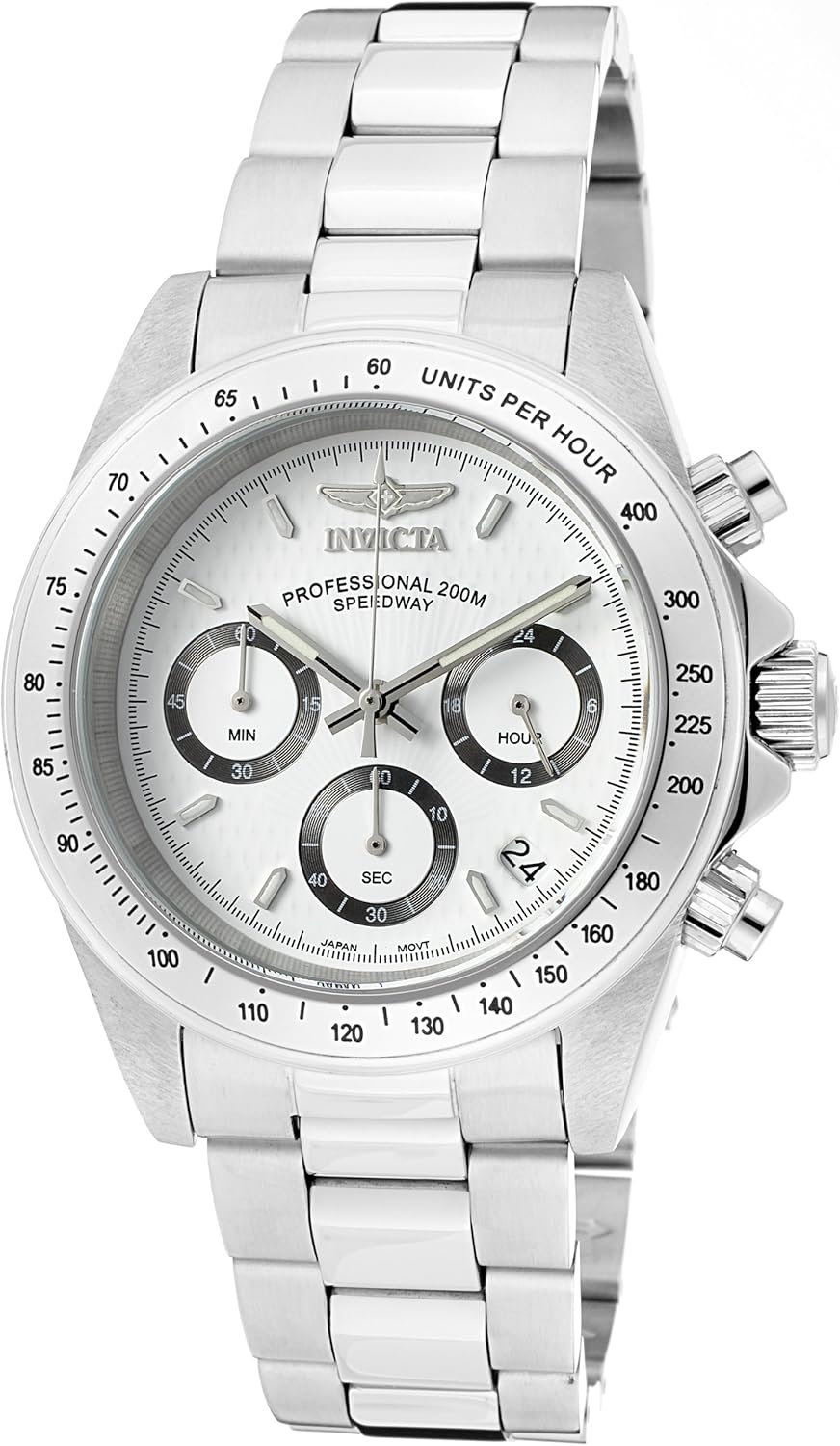Detalle de Invicta Speedway Montre Homme 39 mm – Mouvement Quartz en Acier Inoxydable