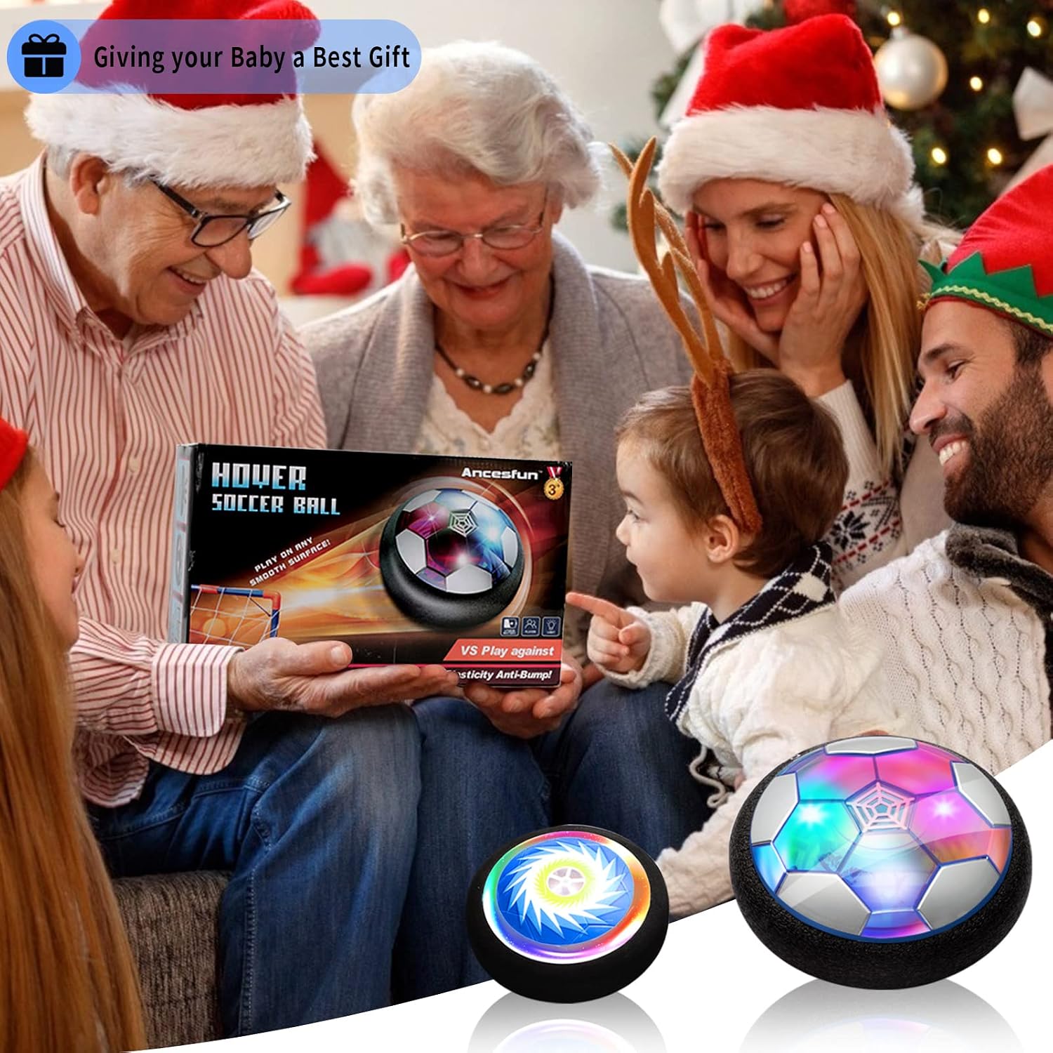 Thumbnail 5 de Hover Ball 3-in-1 Rechargeable Air Soccer Set
