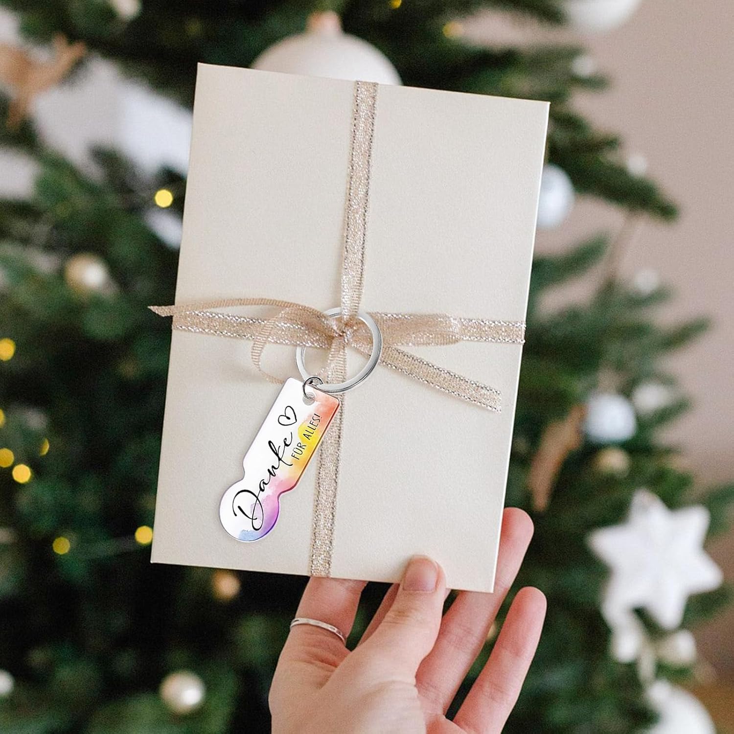 Detalle de Yphzmtz 24 Stück Acryl Einkaufwagenlöser Schlüsselanhänger – Dankeschön Geschenk