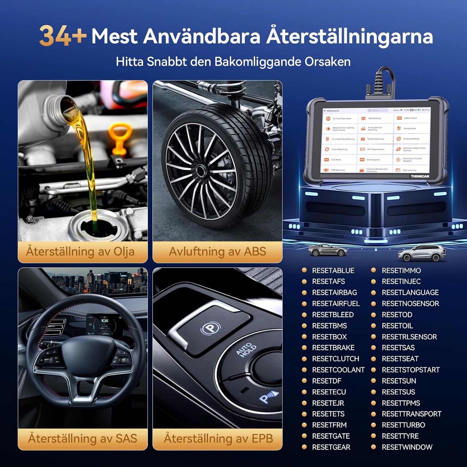 Detalle de ThinkScan OBD2-diagnosverktyg 689