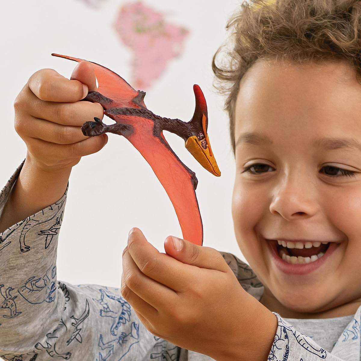 Detalle 2 de Schleich DINOSAURS Pteranodon 15008 dinosaurusfiguur met rode vleugels