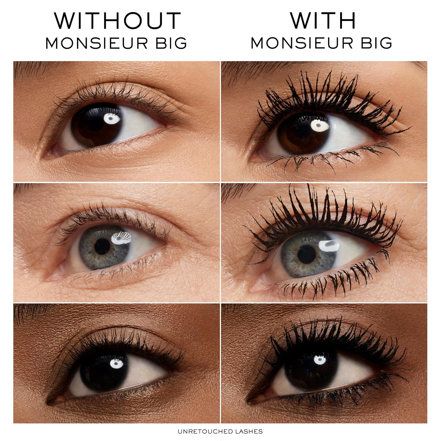 Detalle de Lancôme Monsieur Big 3614271682369 Volumizing Mascara, Black, 24-Hour Wear