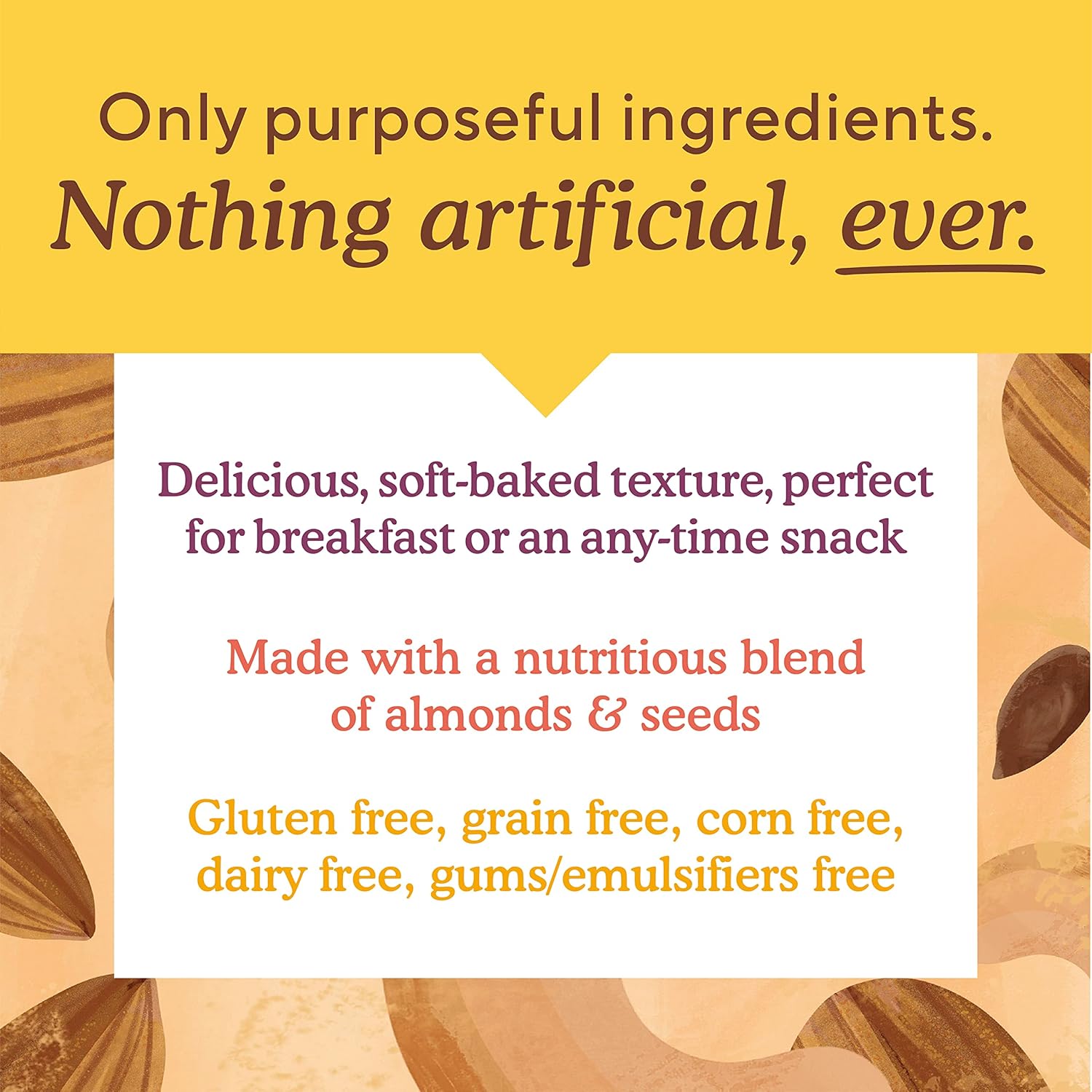 Detalle de Simple Mills Soft Baked Dark Chocolate Almond Flour Snack Bars, 5 Count