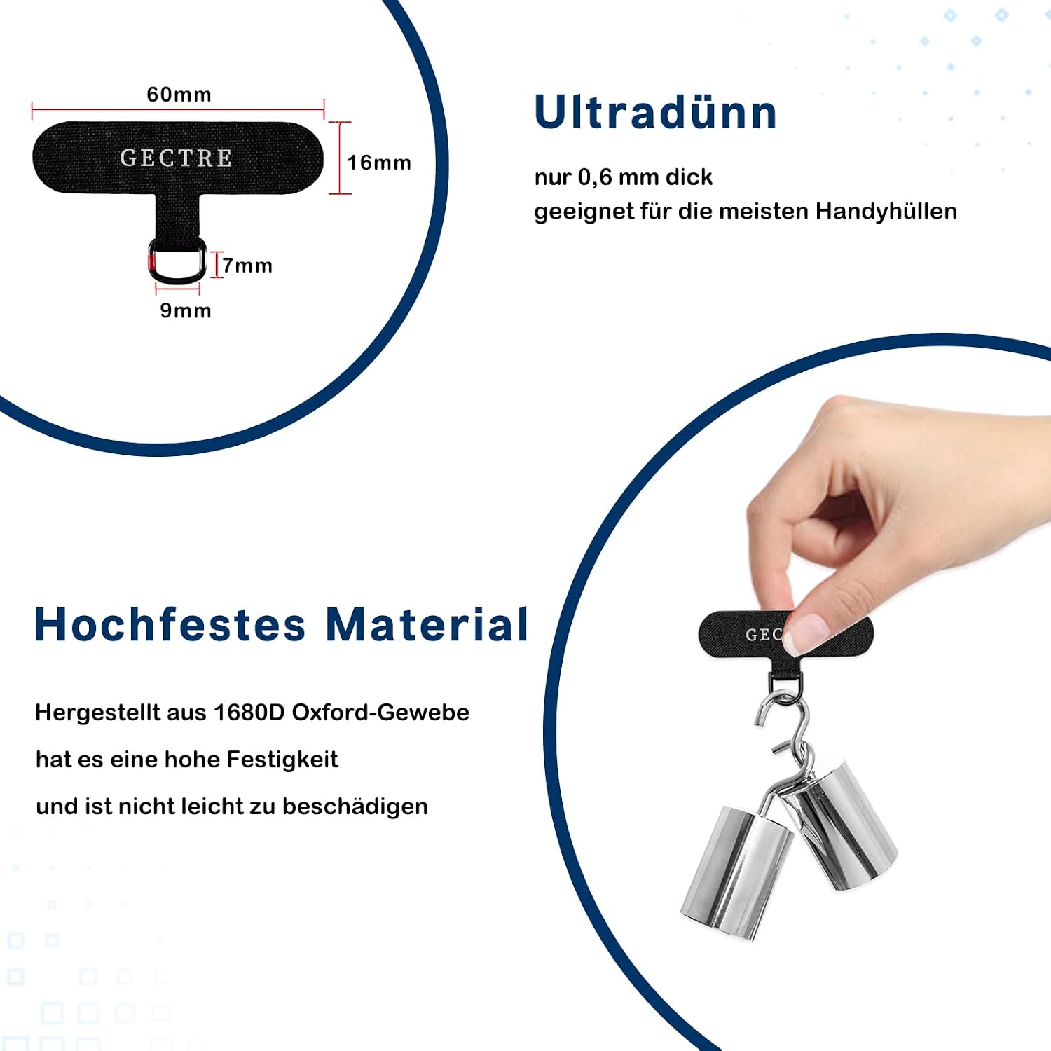 Detalle 2 de Gectre Handykette Universal 160 cm