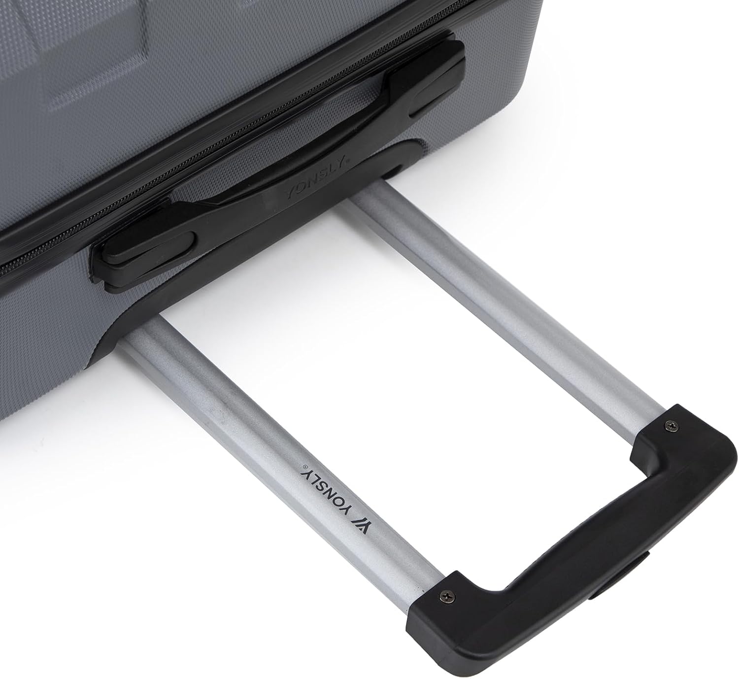Detalle 2 de YONSLY Trolley Reisekoffer-Set (4-teilig) – Hartschalenkoffer mit 360° Rollen, Zahlenschloss und Gummigriff