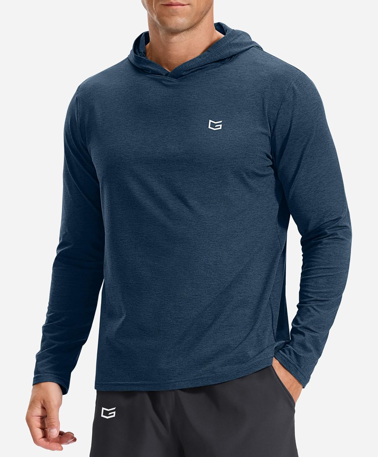Detalle 2 de G Gradual Men's Lightweight Athletic Hoodie Pullover, Long Sleeve