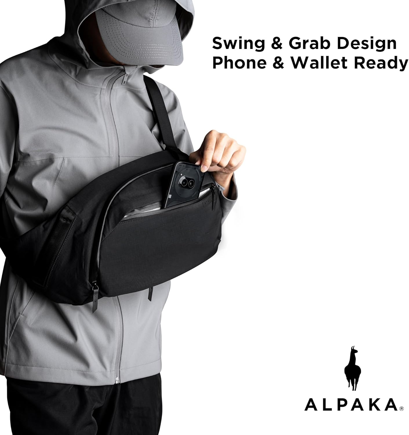 Thumbnail 4 de ALPAKA Metro Crossbody Sling Bag 7,5L – Kompakte Ein-Schulter-Tasche für den Alltag