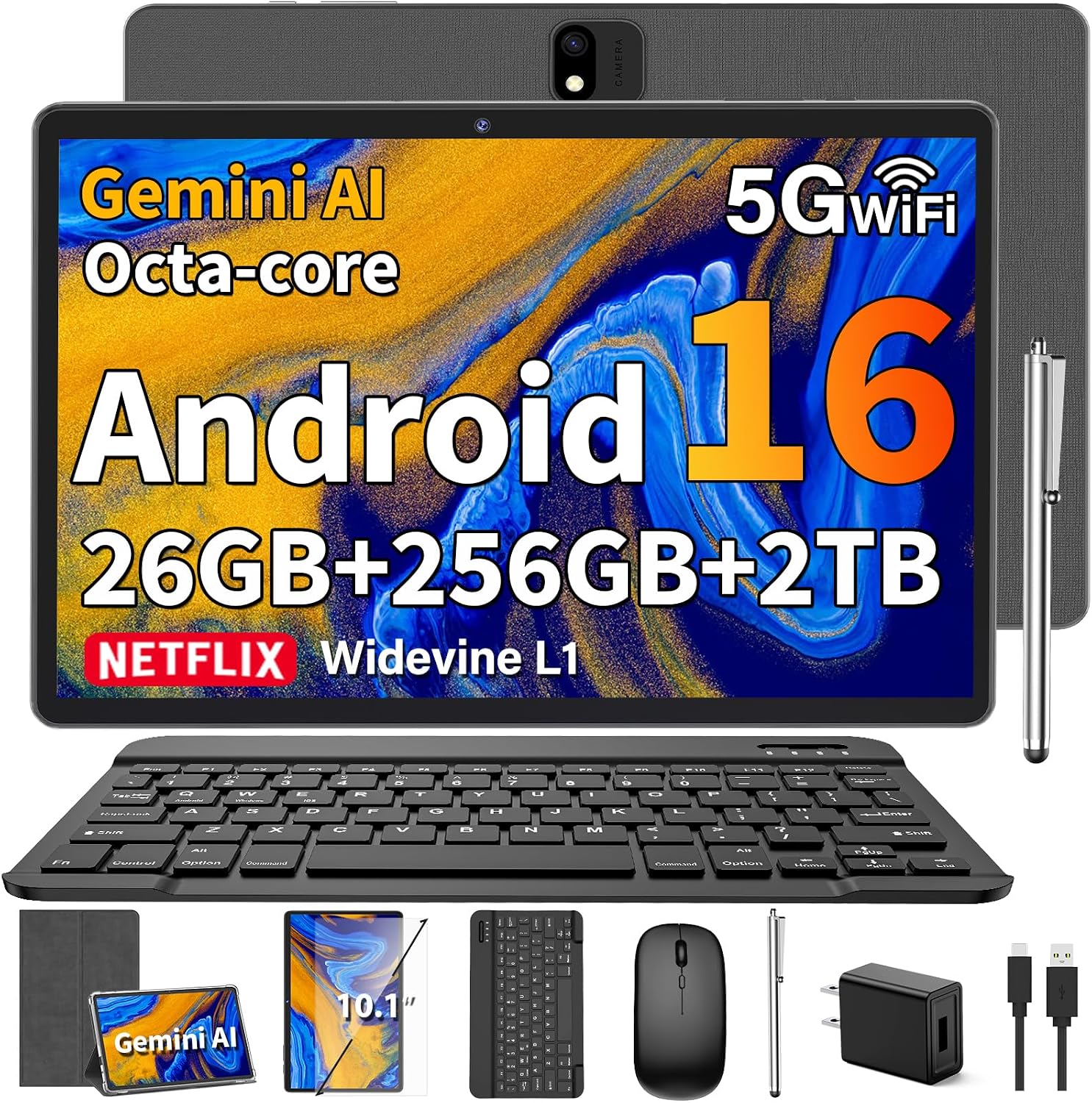 Detalle de Android Tablet, 10-Inch Display