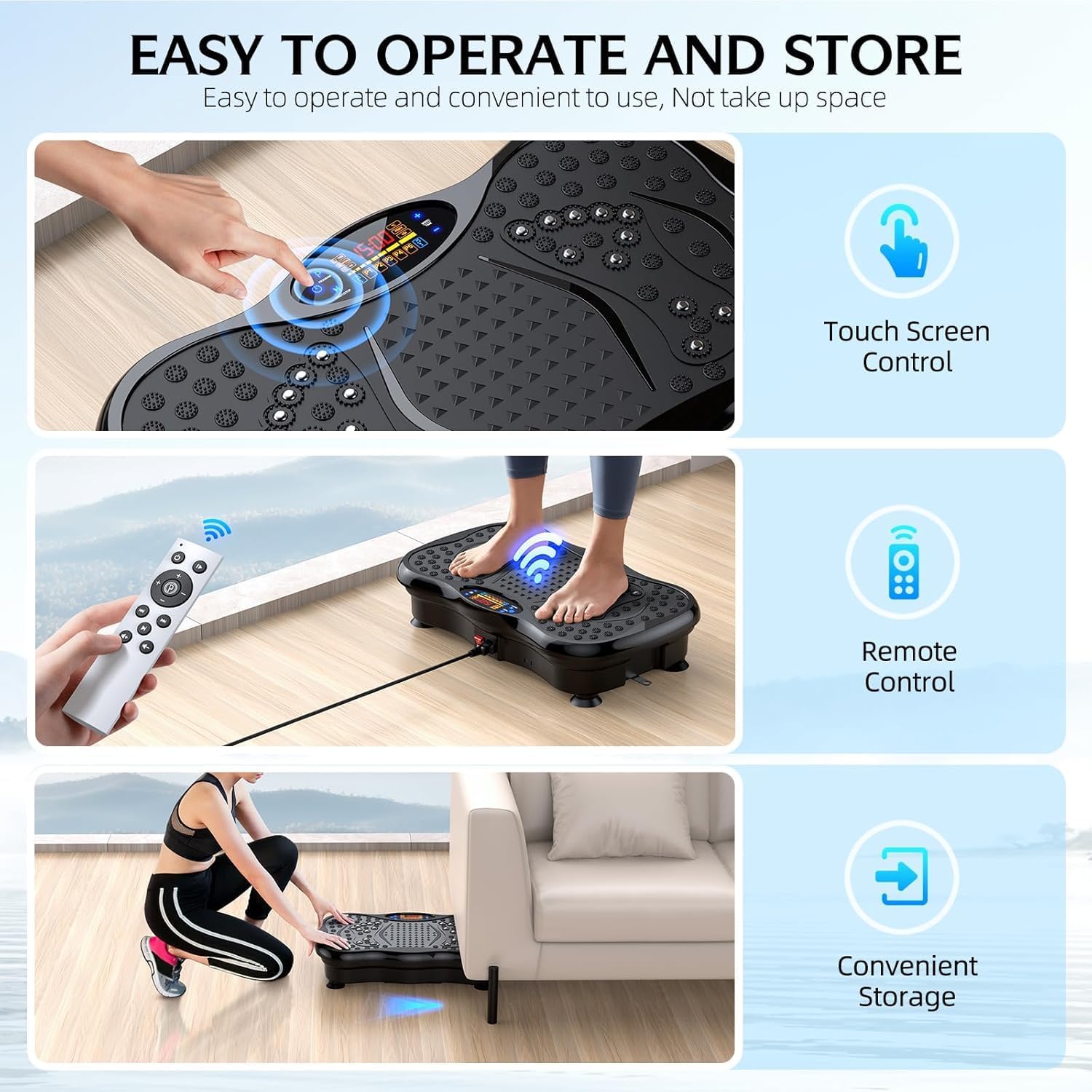 Thumbnail 3 de GMCXAX Vibration Plate Exercise Machine 330 lbs