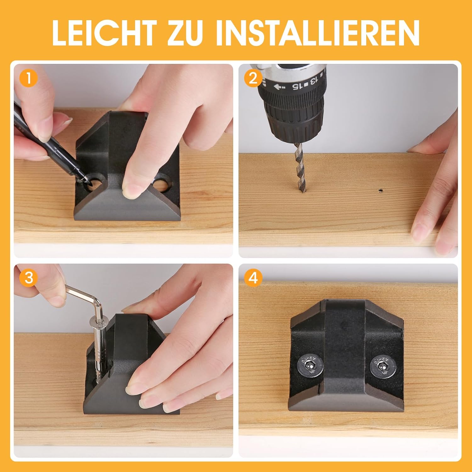 Thumbnail 3 de Wall Anchor for Bicycle Anti-Theft with 5mm Hardened Steel (50mm Interior) and 2 Anti-Theft Bolts