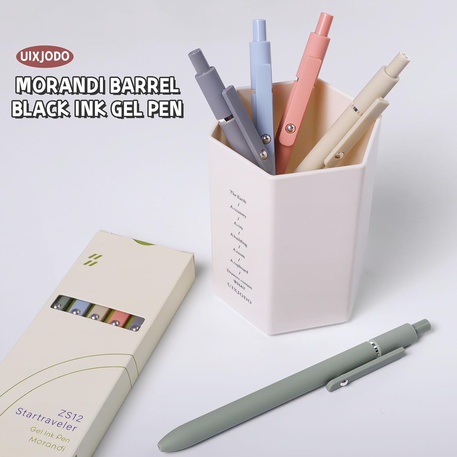 Thumbnail 5 de Morandi High‑End Retractable Gel Pens 0.5mm 🖊