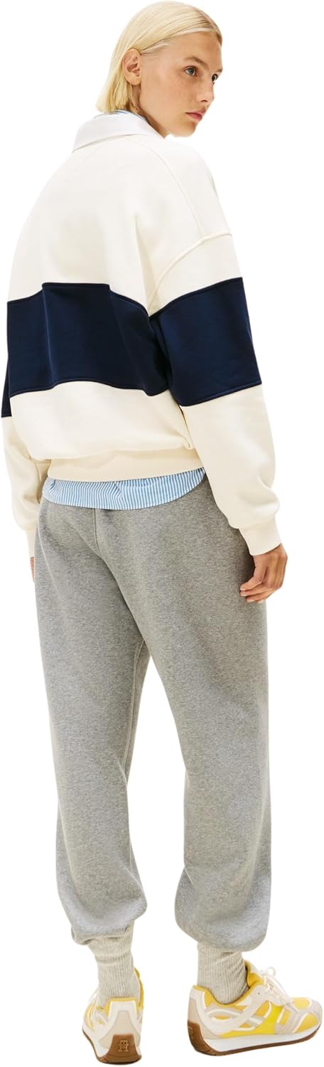 Thumbnail 1 de Tommy Hilfiger Gold BTN Rugby Fleece Felpa pullover donna Ww0ww48785