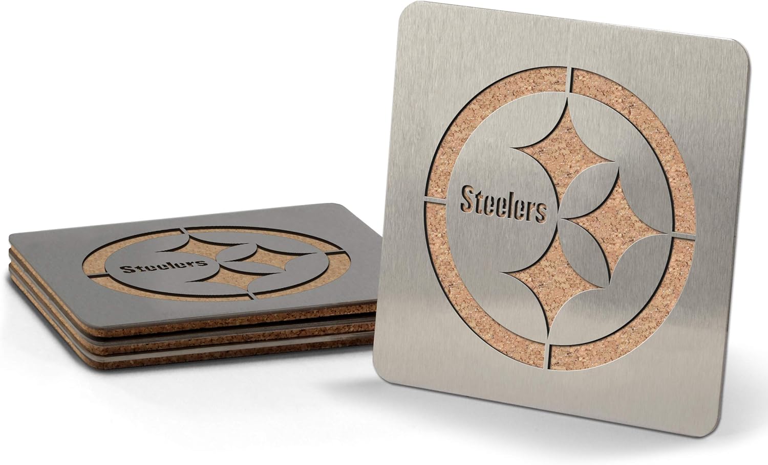 Detalle 2 de YouTheFan NFL Seattle Seahawks Boasters (Set of 4 Coasters)