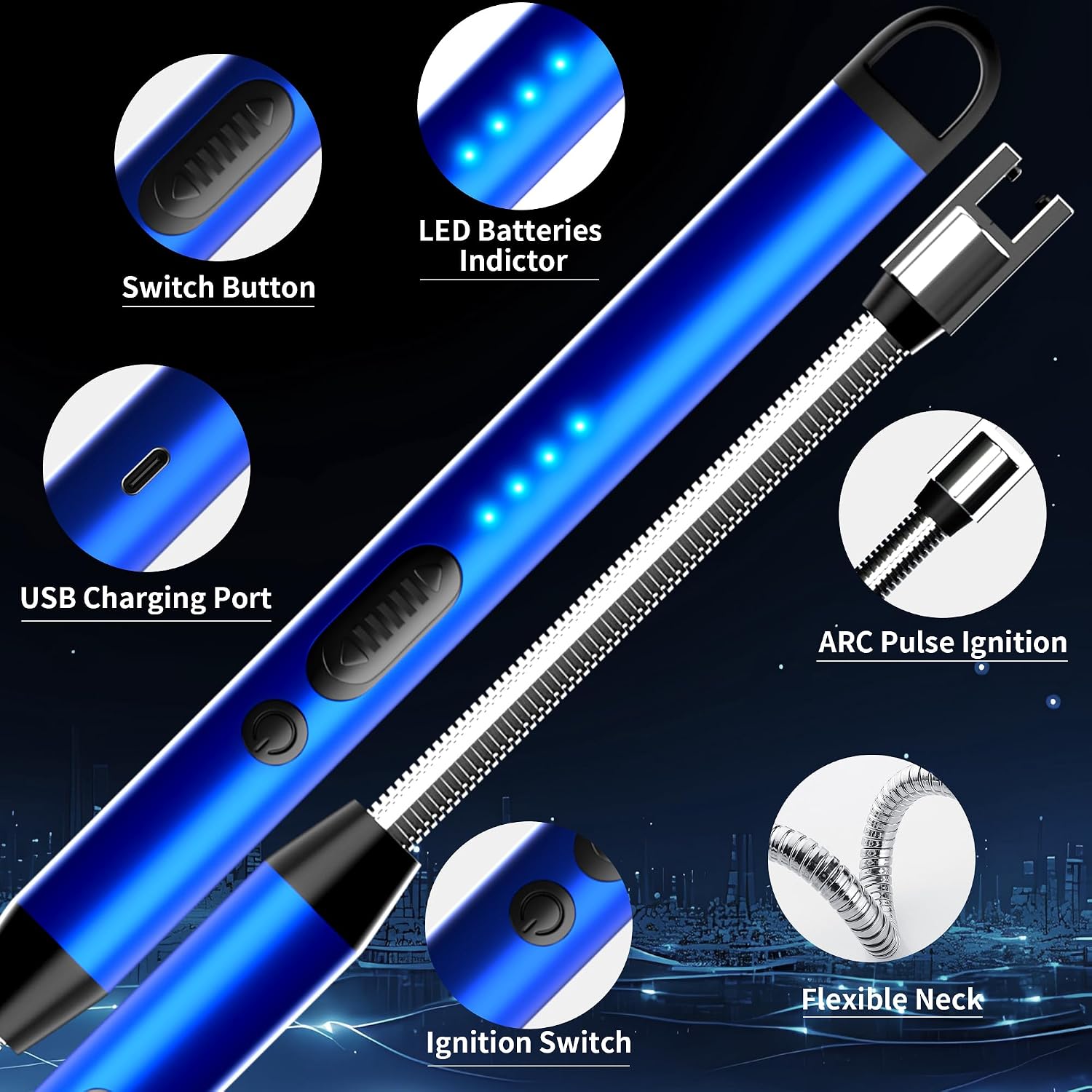 Thumbnail 2 de NorOasis Electric Candle Lighter 2-Pack