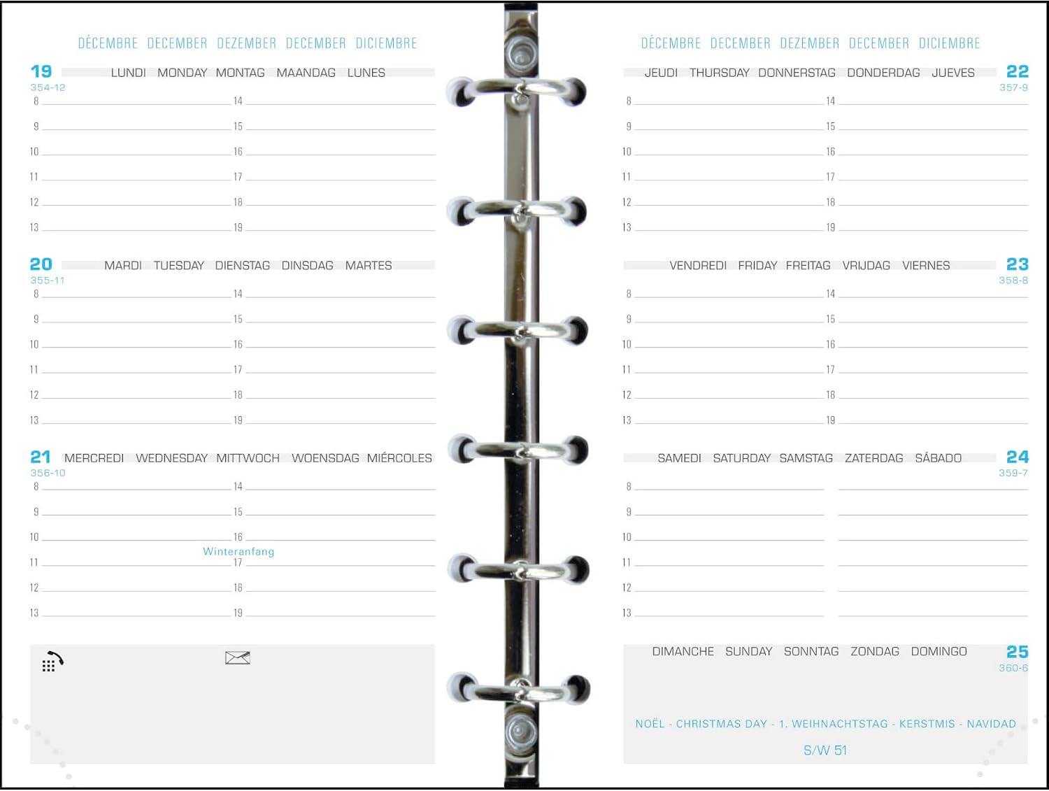 Detalle de Exacompta Exatime 14 organiser 16 mois