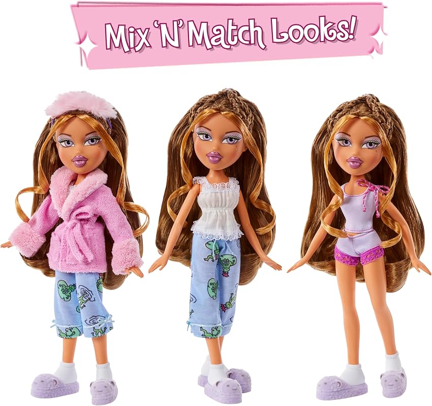 Thumbnail 2 de Bratz Yasmin Muñeca de Moda con Pijamas y Accesorios