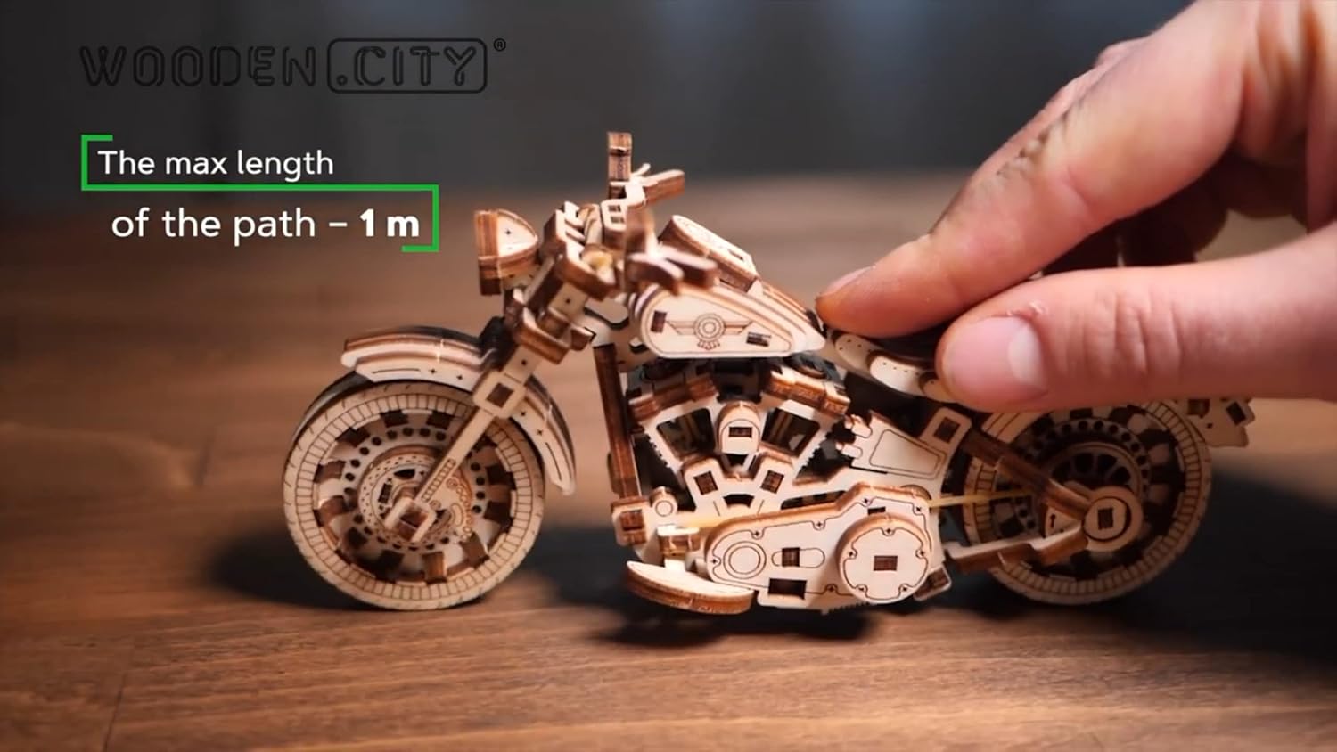 Thumbnail 4 de WOODEN.CITY Cruiser V-Twin Motorcycle 3D puzzle 🧩