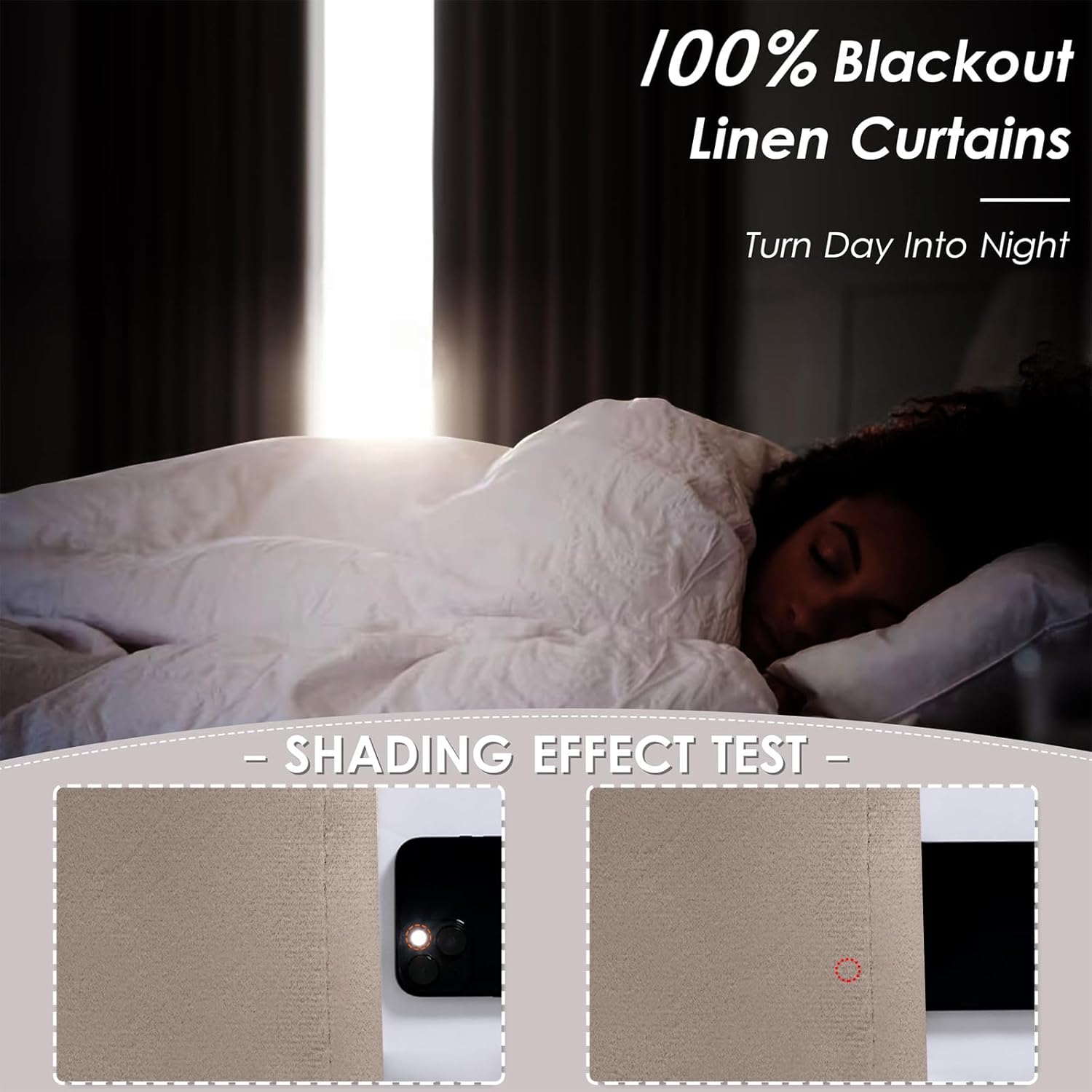 Thumbnail 2 de Rideau Velours Thermiques Ystyle – Lot de 2, 140×260 cm, occultant 100%, isolation et confort