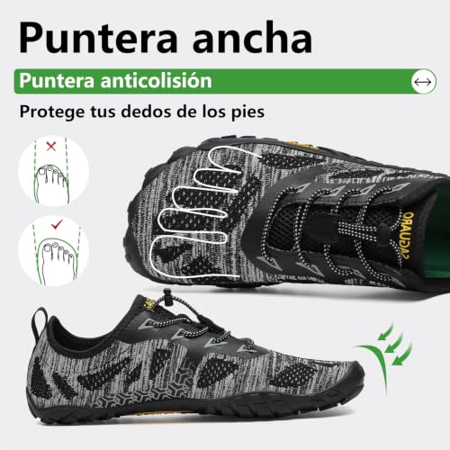 Detalle de SAGUARO Mujere Barefoot Trail Running Shoes Hombre: calzado ligero para exterior