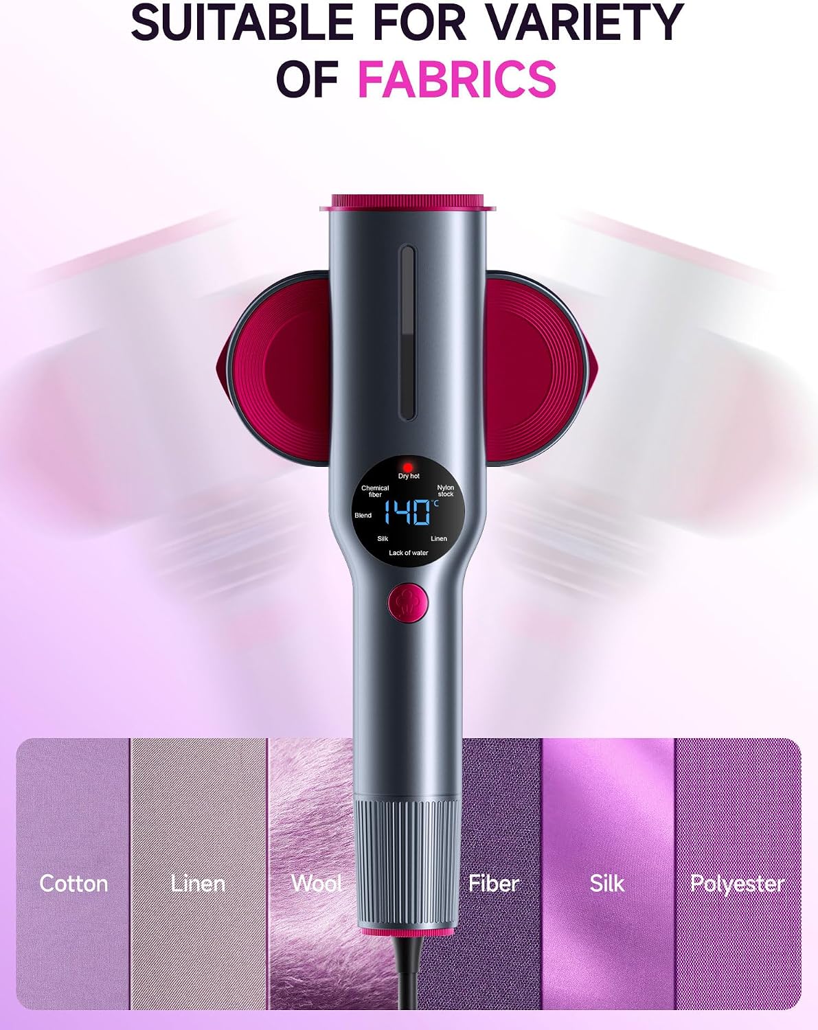 Thumbnail 4 de DRFLASH 2-in-1 Steamer & Iron for Clothes (UK 220V) – 1200W Travel Companion