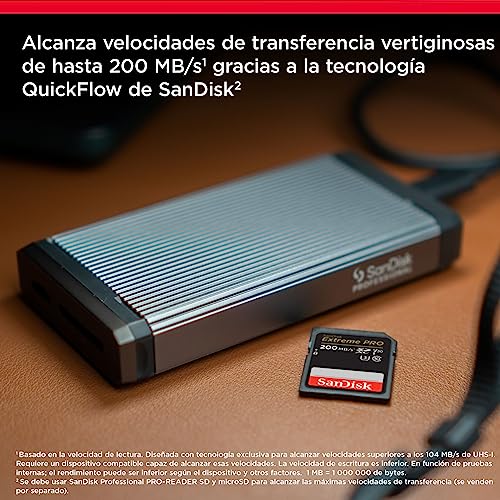 Thumbnail 1 de SanDisk Extreme PRO 256 GB SDXC 200 MB/s