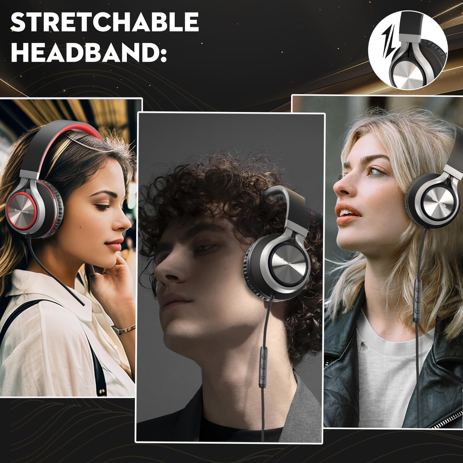 Thumbnail 2 de Bywulanda USB C headphones 40mm